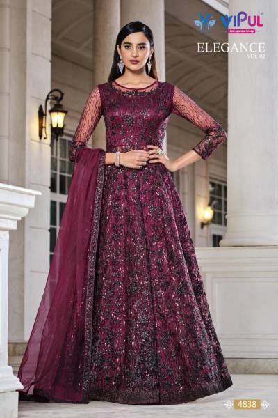 ELEGANCE VOL-2 BY VIPUL NET HEAVY SALWAR KAMEEZ WHOLESALER IN INDIA